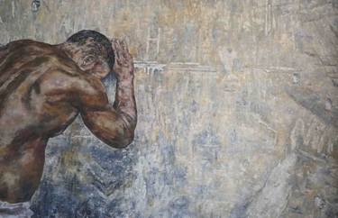 Original Fine Art Men Painting by Jelena Arandjelovic