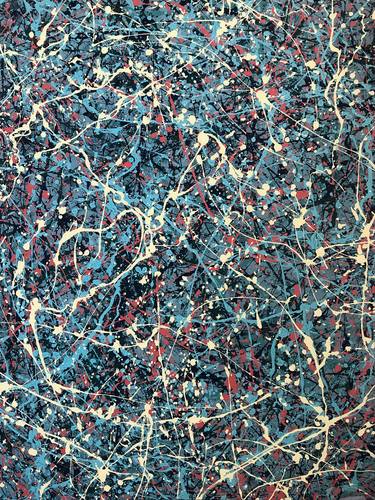 Original Abstract Expressionism Abstract Painting by Miles Chumley