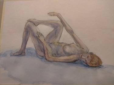 Original Expressionism Nude Painting by Oliver Plehn