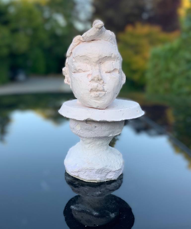 Original Expressionism Love Sculpture by Renee Lee Smith