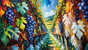 Original Conceptual People Painting by Corporate Art Task Force