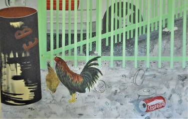 Original Figurative Animal Painting by Bruce Burt