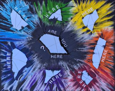 Original Abstract Expressionism Abstract Painting by Grace Ann Cummings