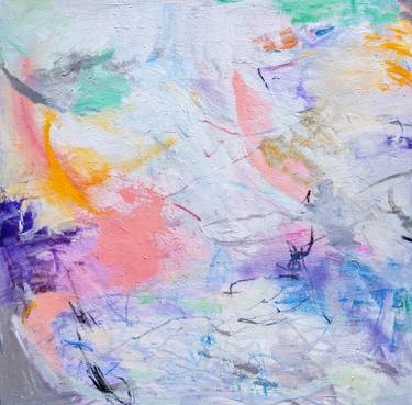 Original Abstract Expressionism Abstract Painting by Kerri Mccabe