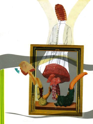 Original Abstract Mortality Collage by Boris Andreas Duhm
