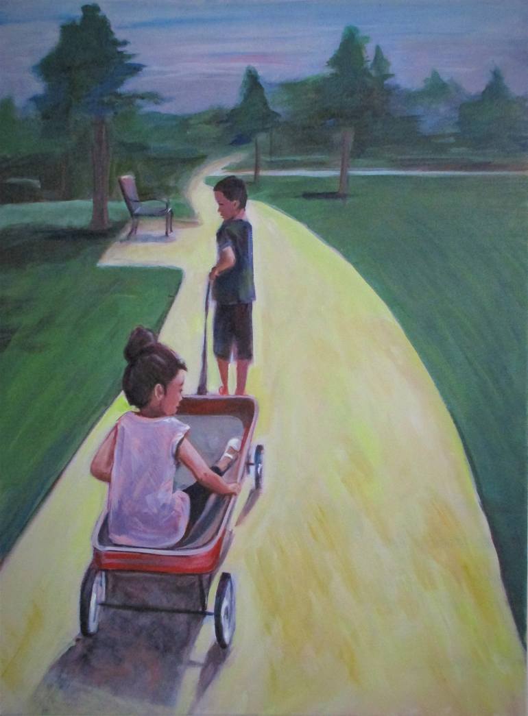 Print of Fine Art Children Paintings by Cyril Harris