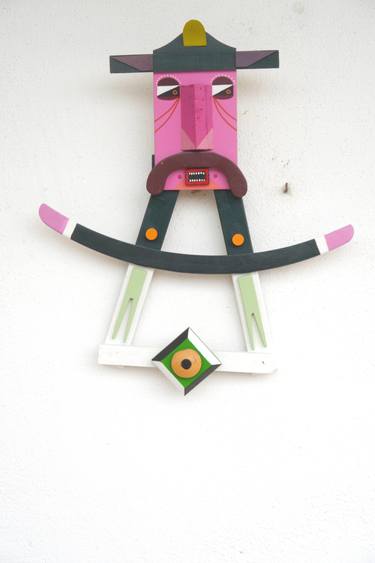 Original Folk Political Sculpture by Martin Gerstenberger