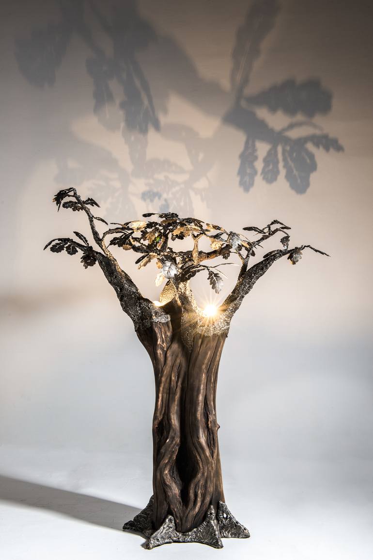 Original Modern Tree Sculpture by Darius Von Fluder