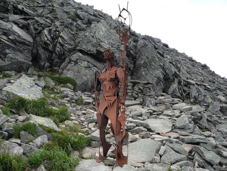 Original Figurative Fantasy Sculpture by Darius Von Fluder