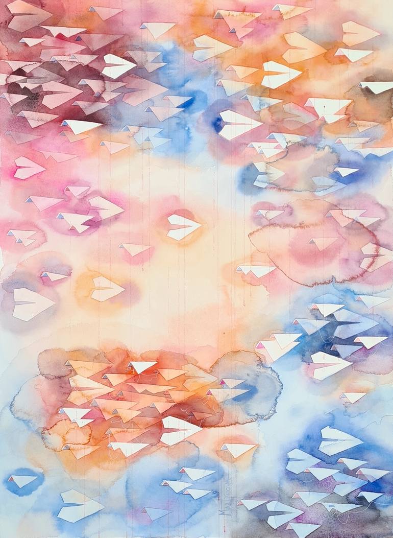 Original Abstract Expressionism Abstract Paintings by Yuliya Martynova