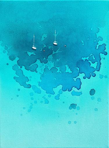 Original Abstract Seascape Paintings by Yuliya Martynova