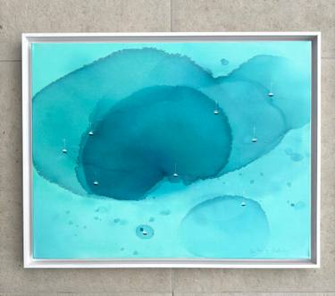 Original Abstract Seascape Paintings by Yuliya Martynova