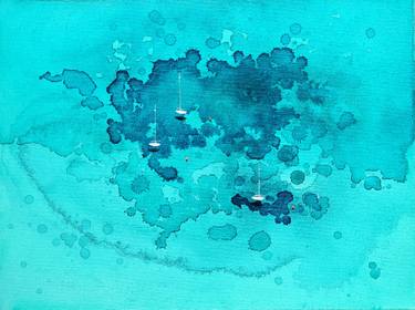 Original Abstract Aerial Paintings by Yuliya Martynova