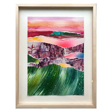 Original Abstract Collage by Danielle Van Broekhoven