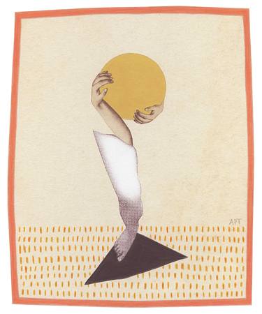 Original Conceptual Fantasy Mixed Media by Athena Petra Tasiopoulos