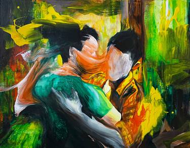 Original Abstract Expressionism Abstract Paintings by Norris Yim