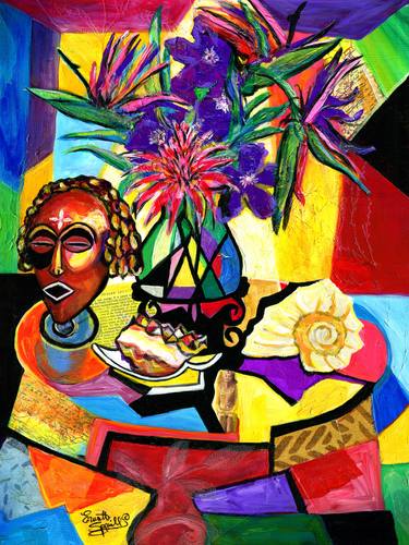 Original Fine Art Still Life Paintings by Everett Spruill