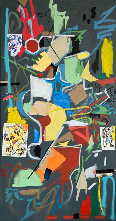Original Abstract Expressionism Abstract Paintings by Armand Brac