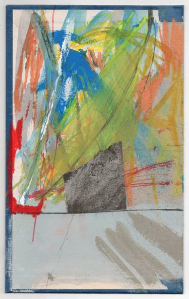 Original Abstract Expressionism Abstract Collage by Armand Brac