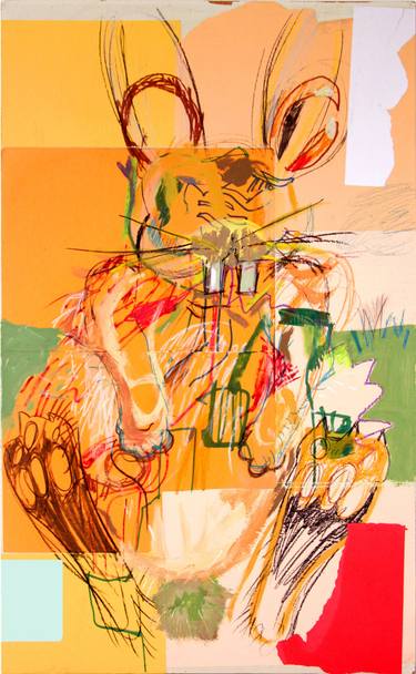 Original Abstract Expressionism Animal Drawings by Armand Brac