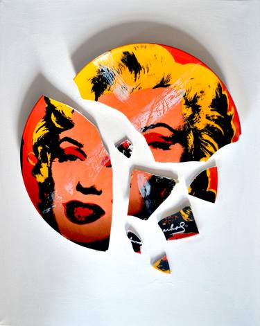 Original Abstract Expressionism Pop Culture/Celebrity Paintings by David Chevtaikin