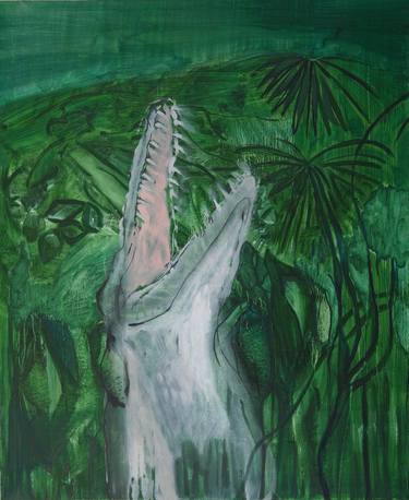 Original Expressionism Fantasy Painting by Rafal Kos