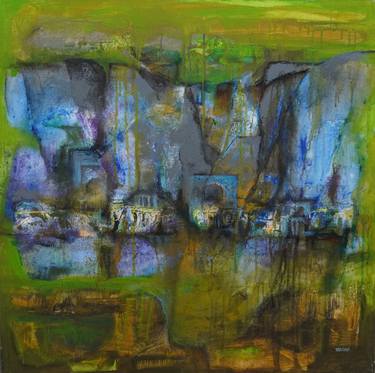 Original Abstract Painting by Sardar Jadhav