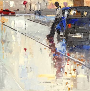 Original Expressionism Men Paintings by Irina Alexandrina