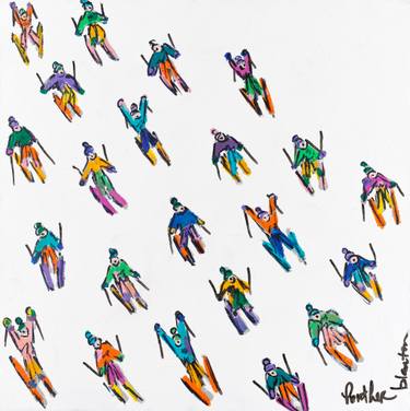 Original Folk Sports Paintings by Heather Blanton