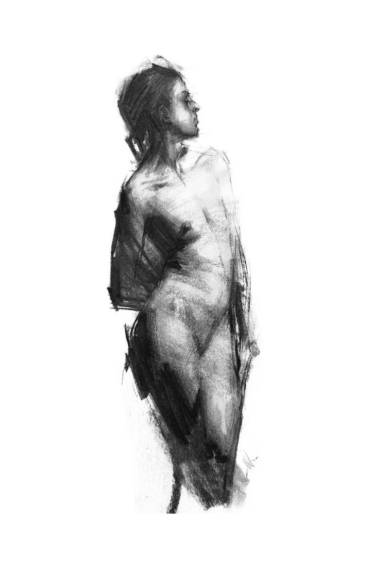Print of Expressionism People Drawings by Zin Lim