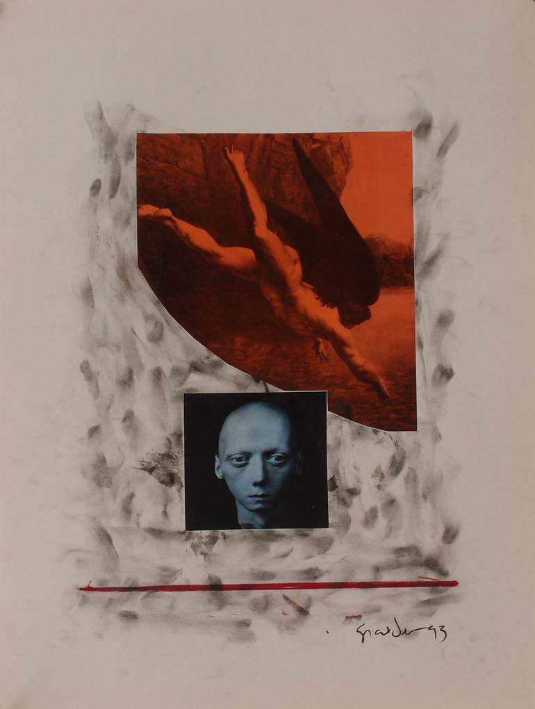 Print of Fine Art Mortality Collage by Sharon Graeber