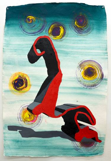 Original Abstract Painting by Martin Von Haselberg