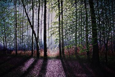Original Impressionism Tree Paintings by Hazel Thomson