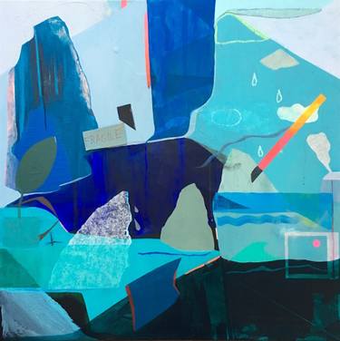 Original Abstract Nature Paintings by Dyanna Dimick