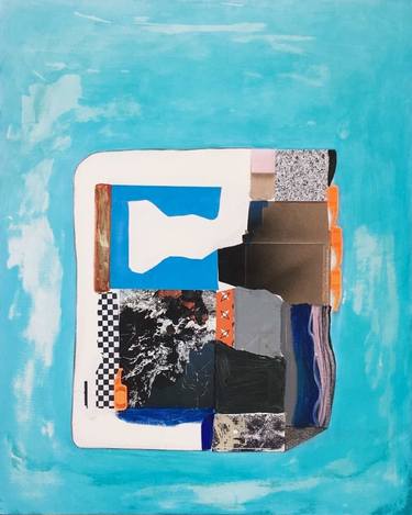 Original Conceptual Abstract Collage by Dyanna Dimick