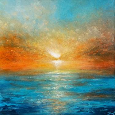 Original Abstract Expressionism Abstract Painting by Tanya Hansen