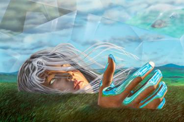 Original Surrealism Classical Mythology Paintings by Giampiero Abate