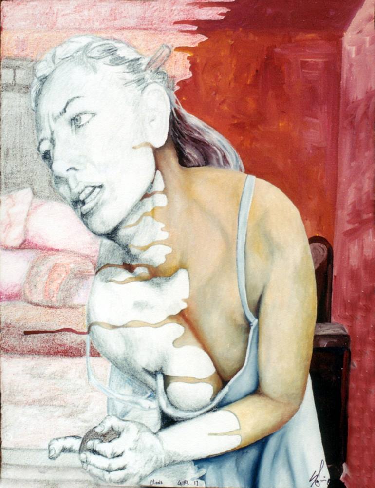 Print of Figurative People Paintings by Sylvain Chamberlain