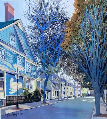 Original Realism Architecture Paintings by Kristin Stashenko