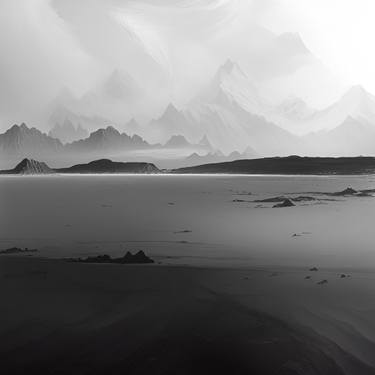 Original Abstract Landscape Digital by Oleg Belousov