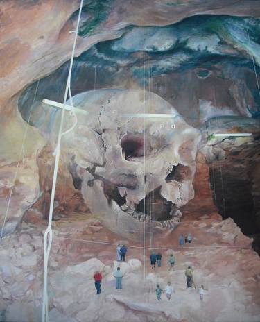 Original Conceptual Science Paintings by Jose  Antonio Hinojos Morales