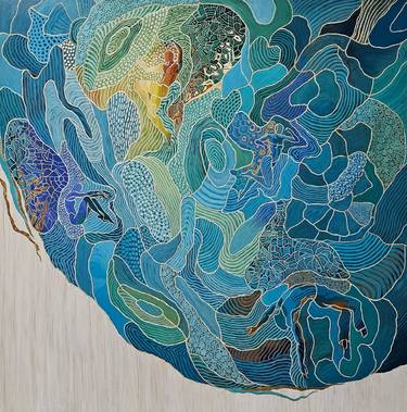 Original Contemporary Abstract Paintings by Peggy Lee