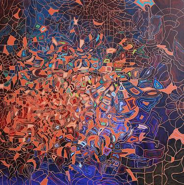 Original Conceptual Abstract Paintings by Peggy Lee