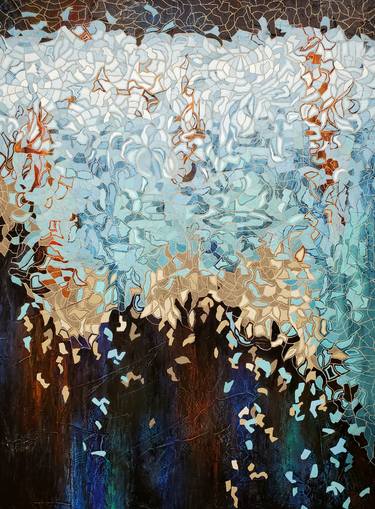 Original Conceptual Abstract Paintings by Peggy Lee