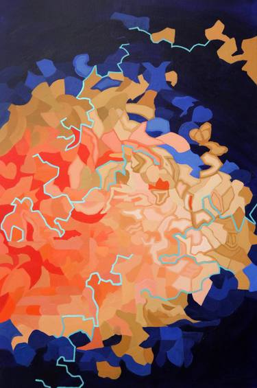 Original Conceptual Abstract Paintings by Peggy Lee