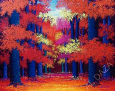 Original Contemporary Landscape Paintings by Alvaro  Daza 