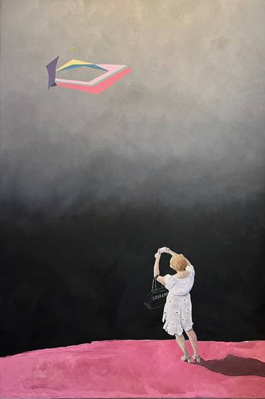 Original Figurative Science/Technology Paintings by Kathe Madrigal