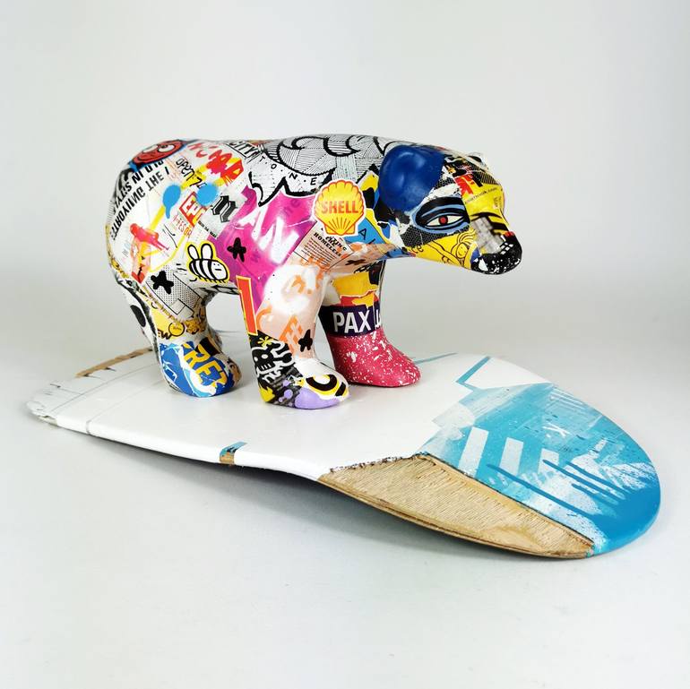 Original Contemporary Animal Sculpture by Artist-Painter Tone