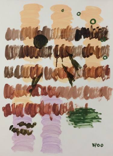 Original Abstract Nature Drawings by Chansong Woo