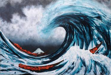 Original Expressionism Seascape Painting by Eric Citerne